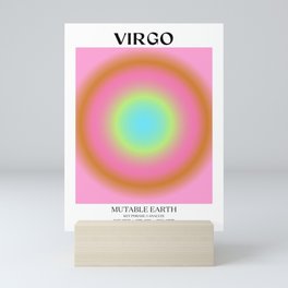 Virgo Gradient Print Mini Art Print