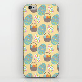 Colorful Pastel Easter Egg Pattern iPhone Skin