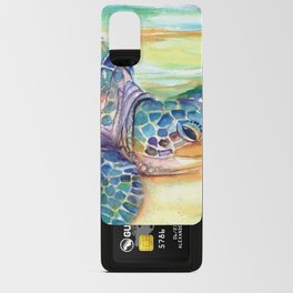 Rainbow Sea Turtle 2 Android Card Case
