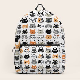 orange cat backpack
