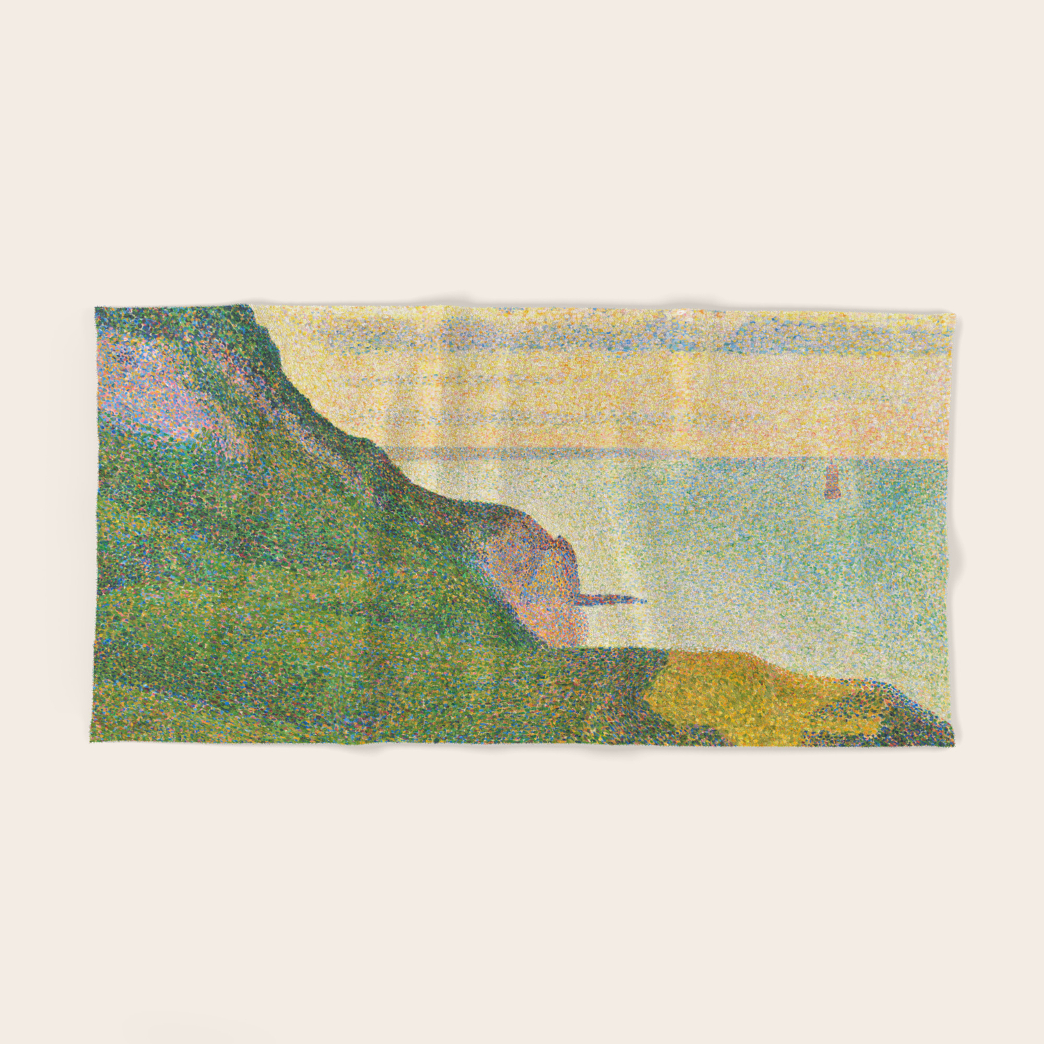 Georges Seurat Seascape At Port En Bessin Normandy 1888 Painting