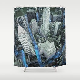 New York City Skyline XIII Shower Curtain
