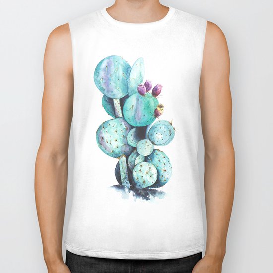 Cactus Love Biker Tank
