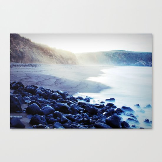 When the ocean meets the island Canvas Print