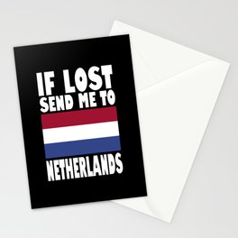 Netherlands Flag Saying Stationery Card