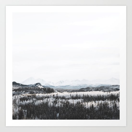 Winter Landscape Art Print