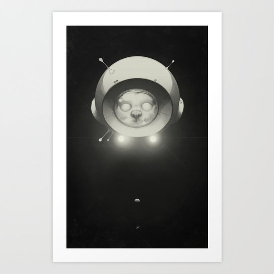 Space Kitty Art Print