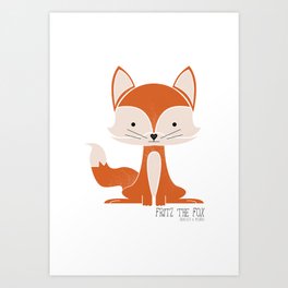 Fritz the Fox Art Print