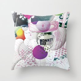 Monkey Bar Throw Pillow