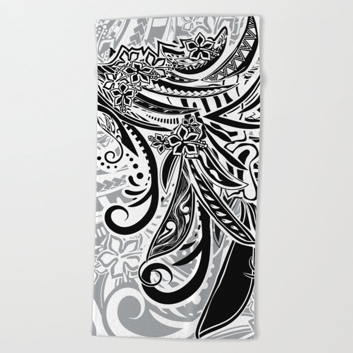 Black and online white tribal towels