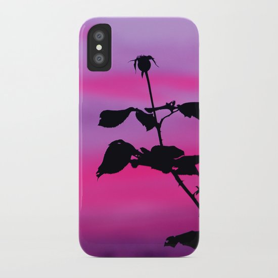 The Sunset of a Rose iPhone Case