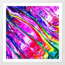Rainbow Pattern 12 Art Print