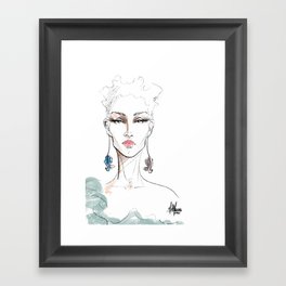 Fashionable Intuition  Framed Art Print