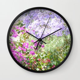 Bulawayo Jacarandas Wall Clock | Photo, Paradise, Floral, Tropical, Jungle, Zimbabwe, Bulawayo, Jacaranda, Africa 