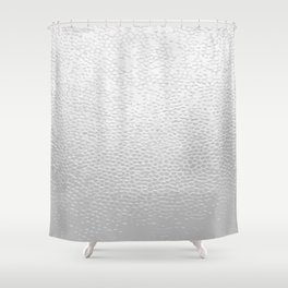 Leather Pattner - White Shower Curtain