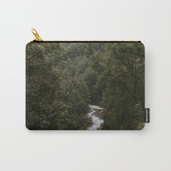 Forest Valley River - Landscape Photography Carry-All Pouch