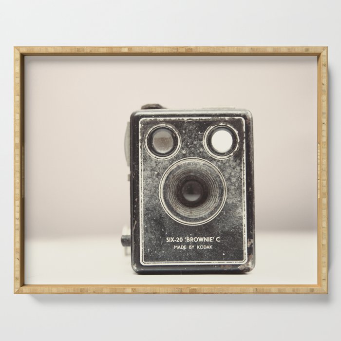 Vintage Camera Serving Tray