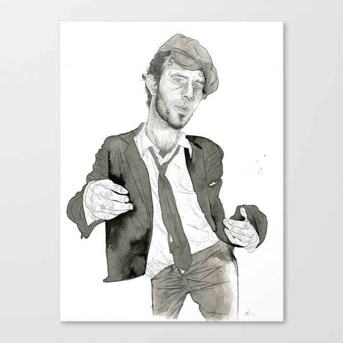 Tom Waits: The Early Years Canvas Print