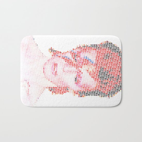 SPACE INVADING ODDITY Bath Mat