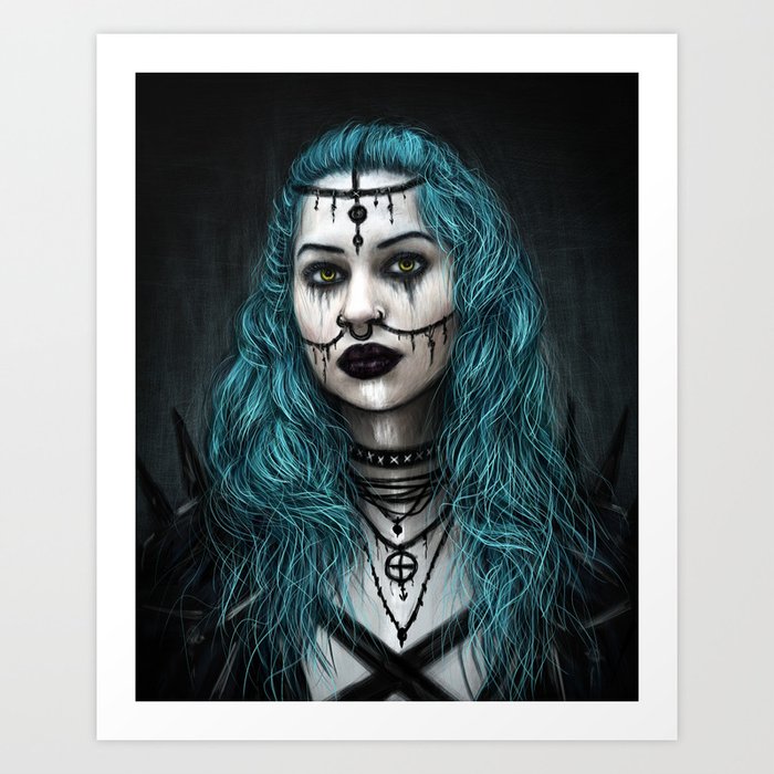 Cold and Haunted Art Print