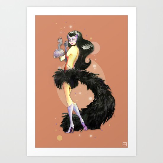 She-Ra, ReVamped! - Catra Art Print