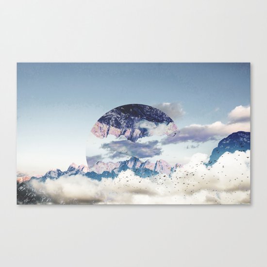 Abstract Mountains Canvas Print