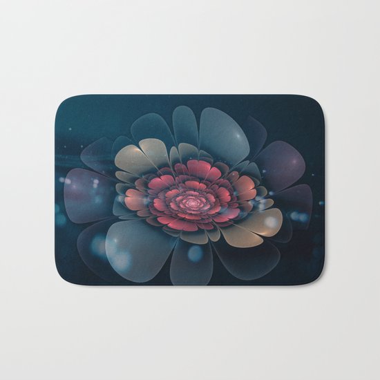 A Beautiful Fractal Flower Bath Mat