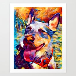 Australian Cattle Dog 2 Art Print