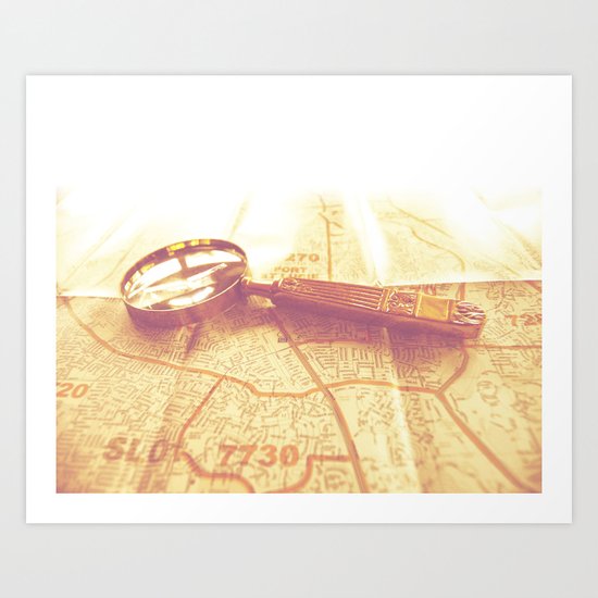 EXPLORE Art Print