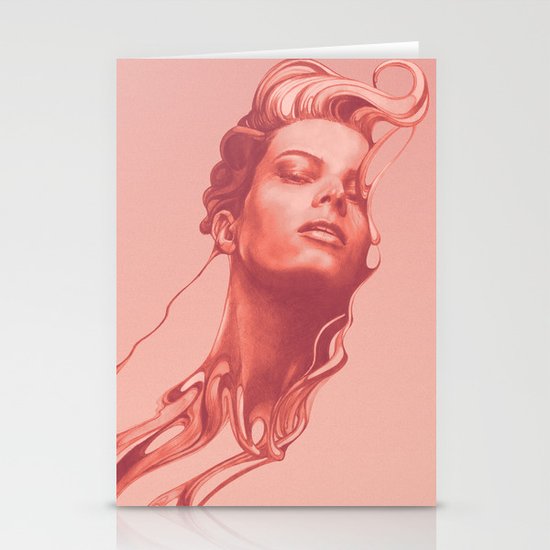 Strawberry Dream Stationery Cards