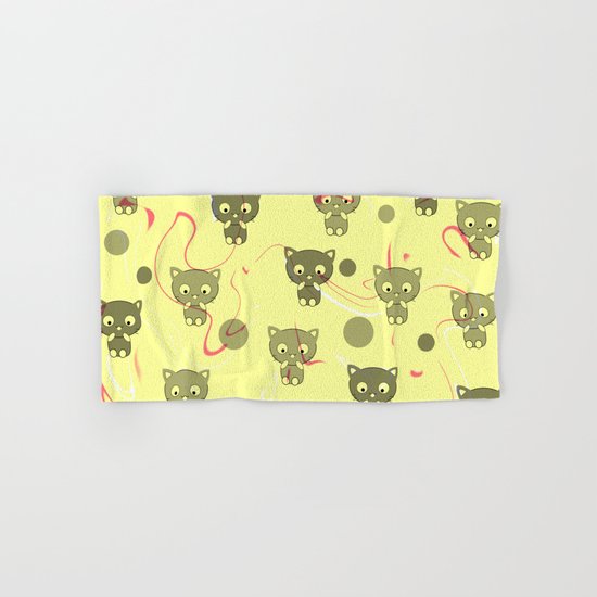 Cute happy kittens Hand & Bath Towel