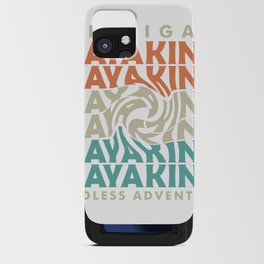 michigan kayak adventure iPhone Card Case
