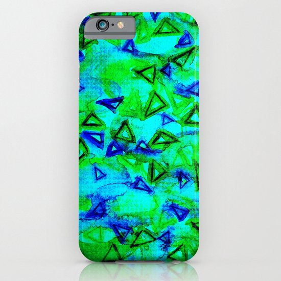 ANALOG zine - TECHNO VIBE Collaboration Piece, Bold Colorful Abstract Watercolor Painting Music iPhone & iPod Case