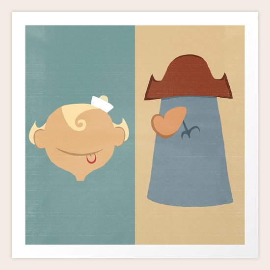 Flapjack Art Print