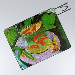 Henri Matisse Goldfish Picnic Blanket