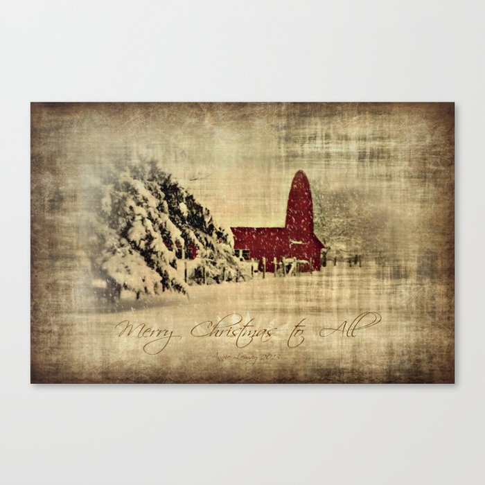 Merry Christmas and Happy Holidays to all! Canvas Print