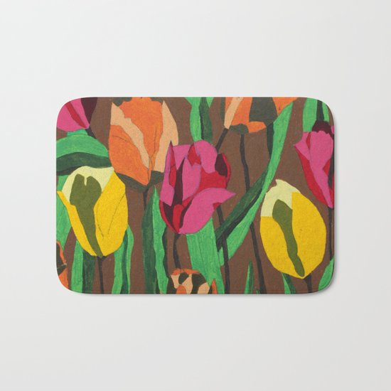 Tulips Bath Mat