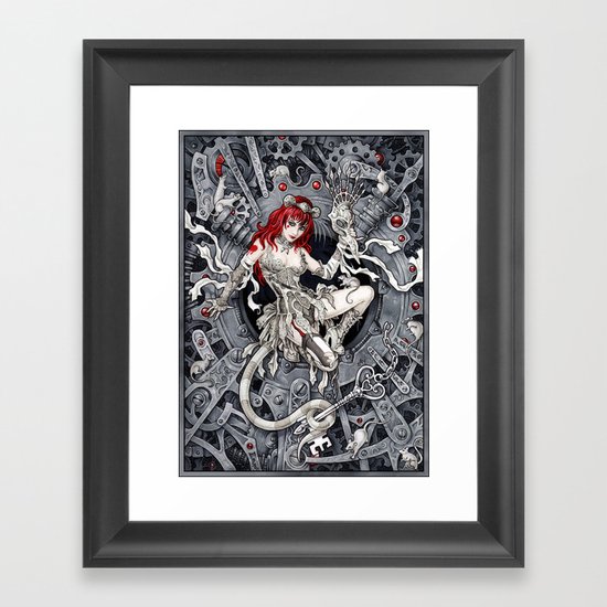 Rat Queen Framed Art Print