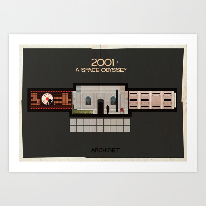 2001 A Space Odyssey_Directed by Stanley Kubrick Art Print