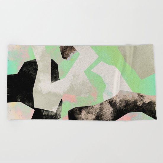 Camouflage VII Beach Towel