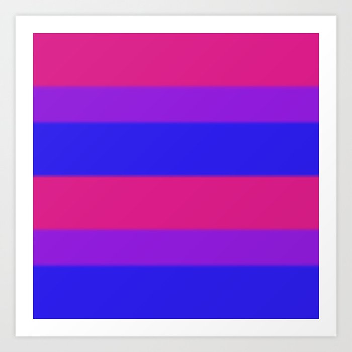 Bisexual Pride Flag Vertical Framed Art Print By Lgbtshoppe
