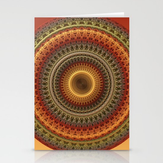 Mandala 02062013-1 Stationery Cards