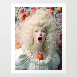 LeBlanche 115 Beauty and apple Art Print