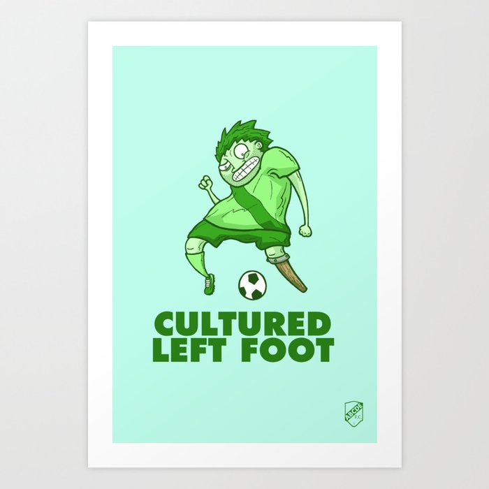 Cultured Left Foot Art Print