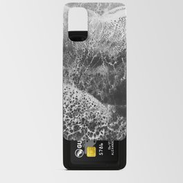 black and white ocean Android Card Case