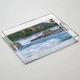 Swirling Rapids River Acrylic Tray