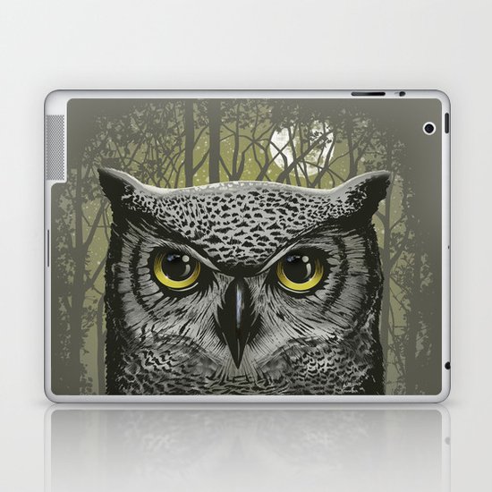 Moon Owl Laptop & iPad Skin