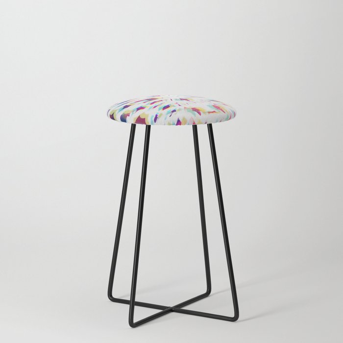 Groovy Signals 3 Counter Stool