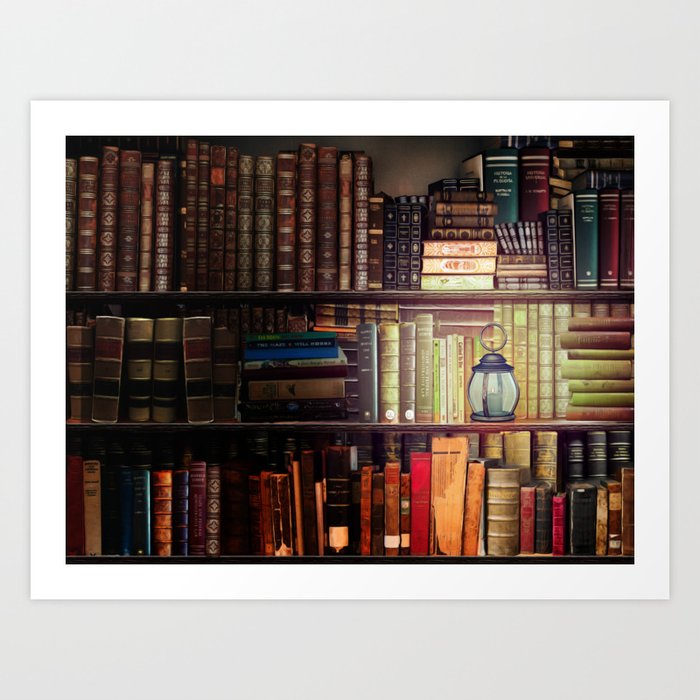 The Cozy Cottage Reading Nook Art Print