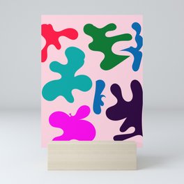 10 Henri Matisse Inspired 220527 Abstract Shapes Organic Valourine Original Mini Art Print